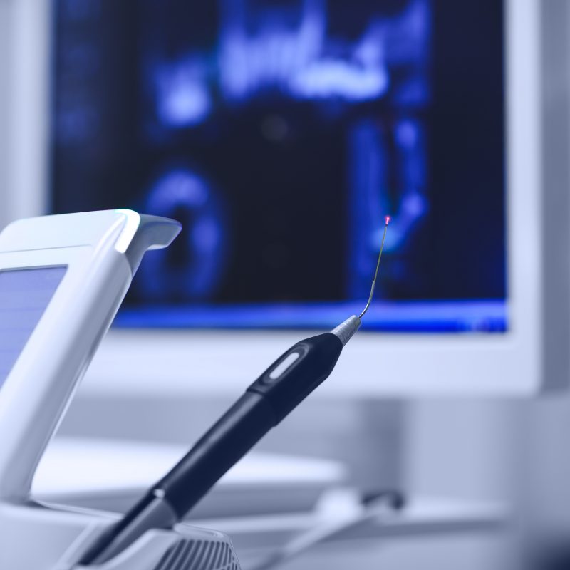 Laser dental treatment tool